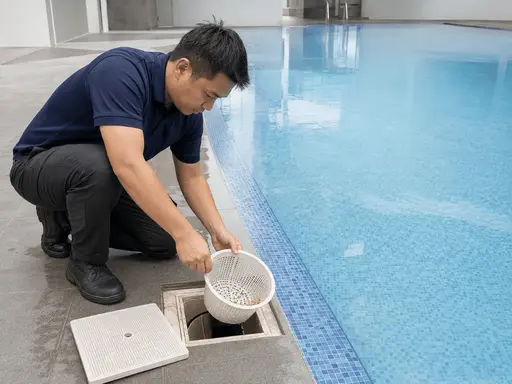 fpnp-pool technician check skimmer